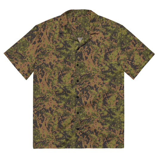 Russian Yeger (Hunter) CAMO Unisex Short-Sleeve Button Shirt - 2XS