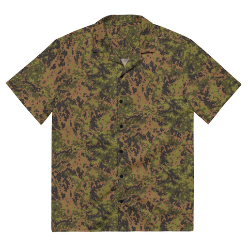 Yeger Hunter Russian CAMO Unisex Short-Sleeve Button Shirt - 2XS