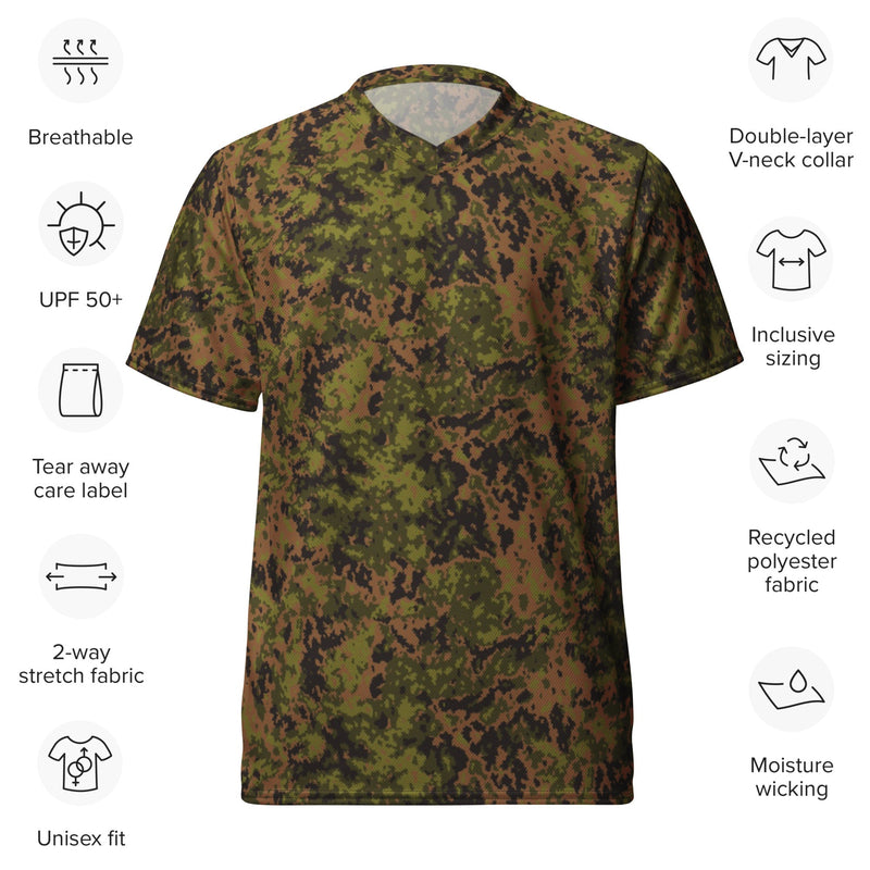 Yeger Hunter Russian CAMO Unisex Sports Jersey