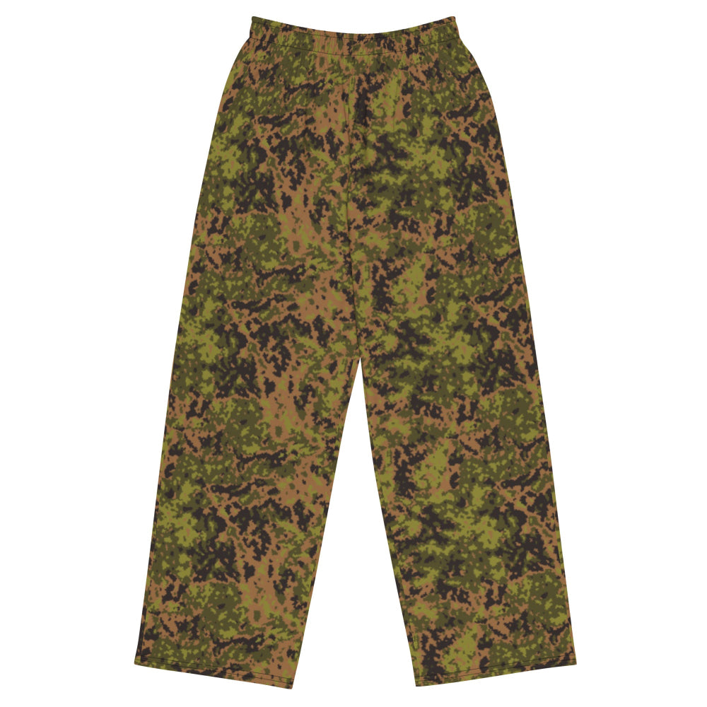 Russian Yeger (Hunter) CAMO unisex wide-leg pants - 2XS - Unisex Wide-Leg Pants