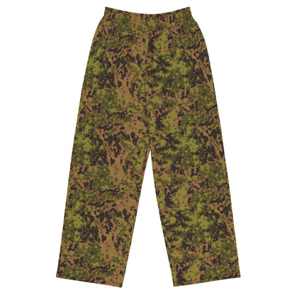 Russian Yeger (Hunter) CAMO unisex wide-leg pants - 2XS - Unisex Wide-Leg Pants