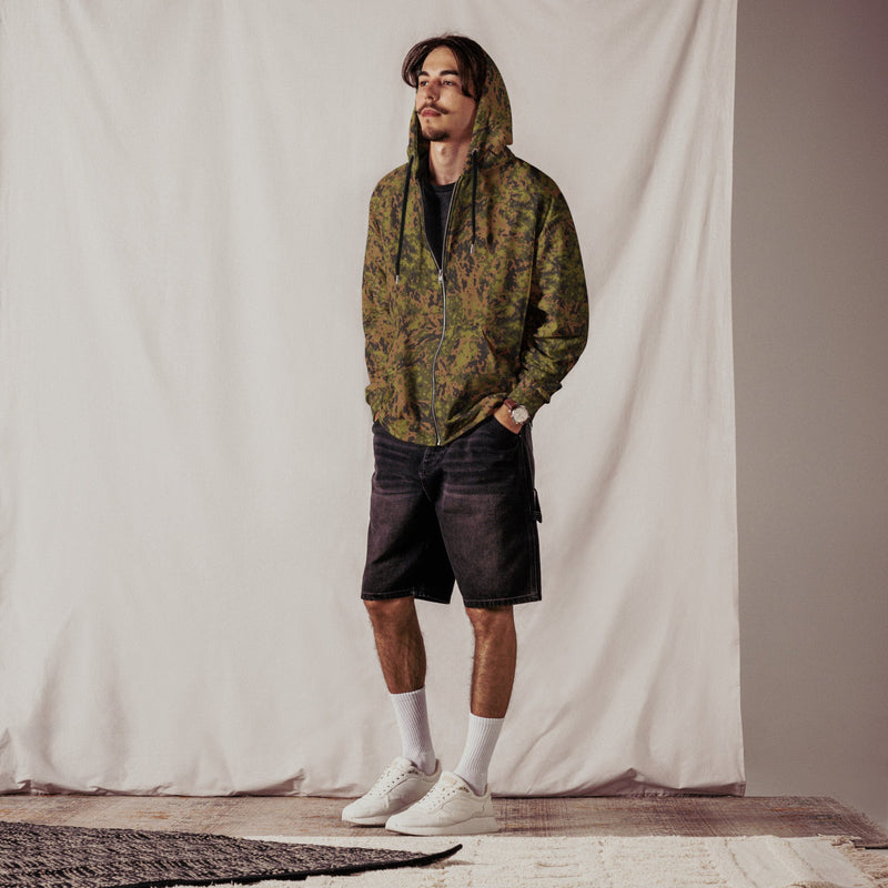 Yeger Hunter Russian CAMO Unisex Zip Hoodie