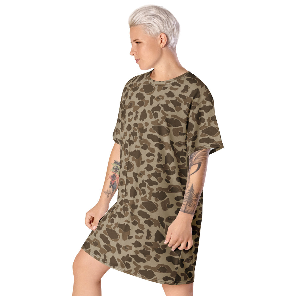 Sandbeach Frog Skin CAMO T-shirt dress - Womens T-Shirt Dress