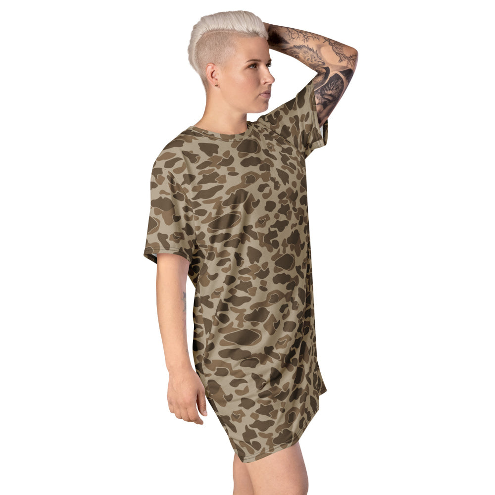 Sandbeach Frog Skin CAMO T-shirt dress - Womens T-Shirt Dress