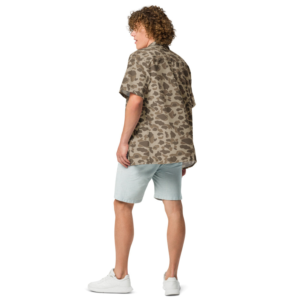 Sandbeach Frog Skin CAMO Unisex button shirt - Button Shirt