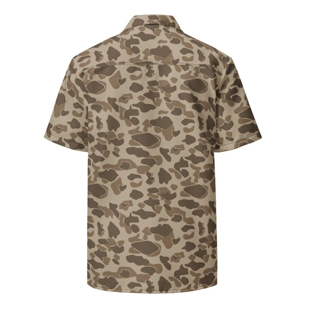 Sandbeach Frog Skin CAMO Unisex button shirt - Button Shirt