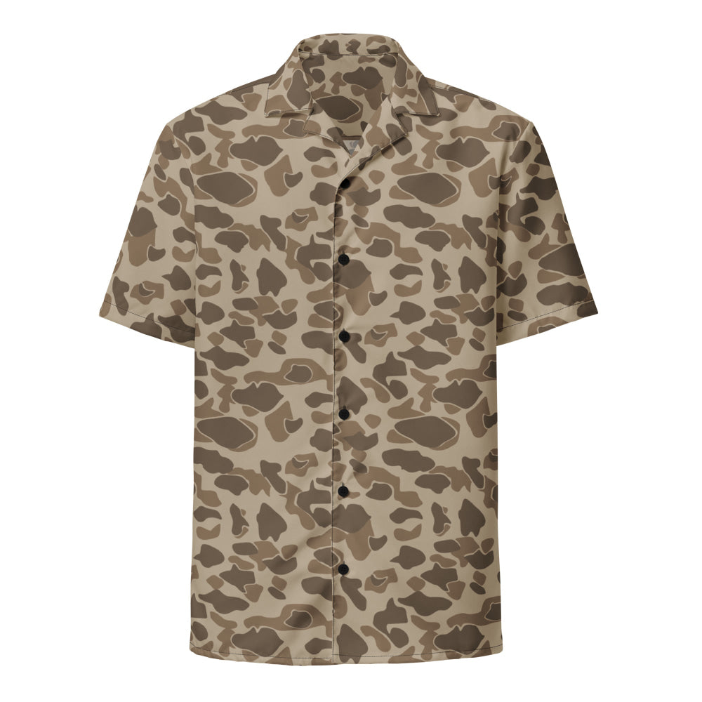 Sandbeach Frog Skin CAMO Unisex button shirt - Button Shirt