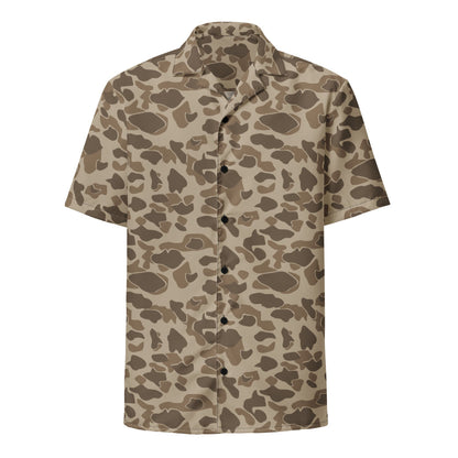 Sandbeach Frog Skin CAMO Unisex button shirt - Button Shirt