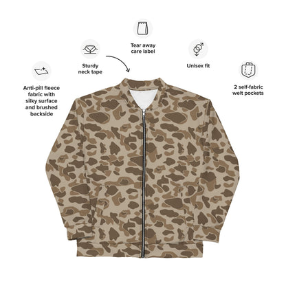 Sandbeach Frog Skin CAMO Unisex Bomber Jacket