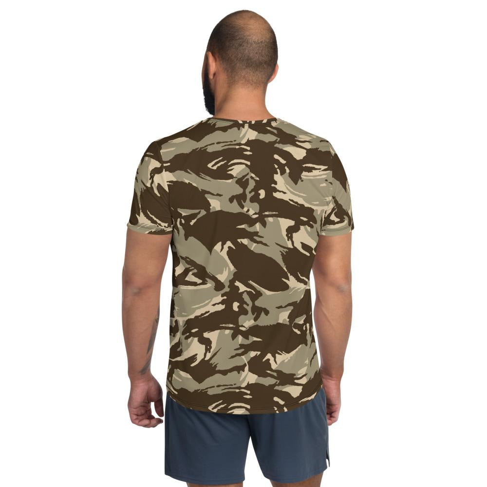 Saudi Arabia DPM Desert Men’s Athletic T-shirt - Mens T-Shirt