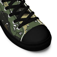 Saudi Arabia Special Security Forces Temperate CAMO Men’s high top canvas shoes - Mens high top canvas shoes