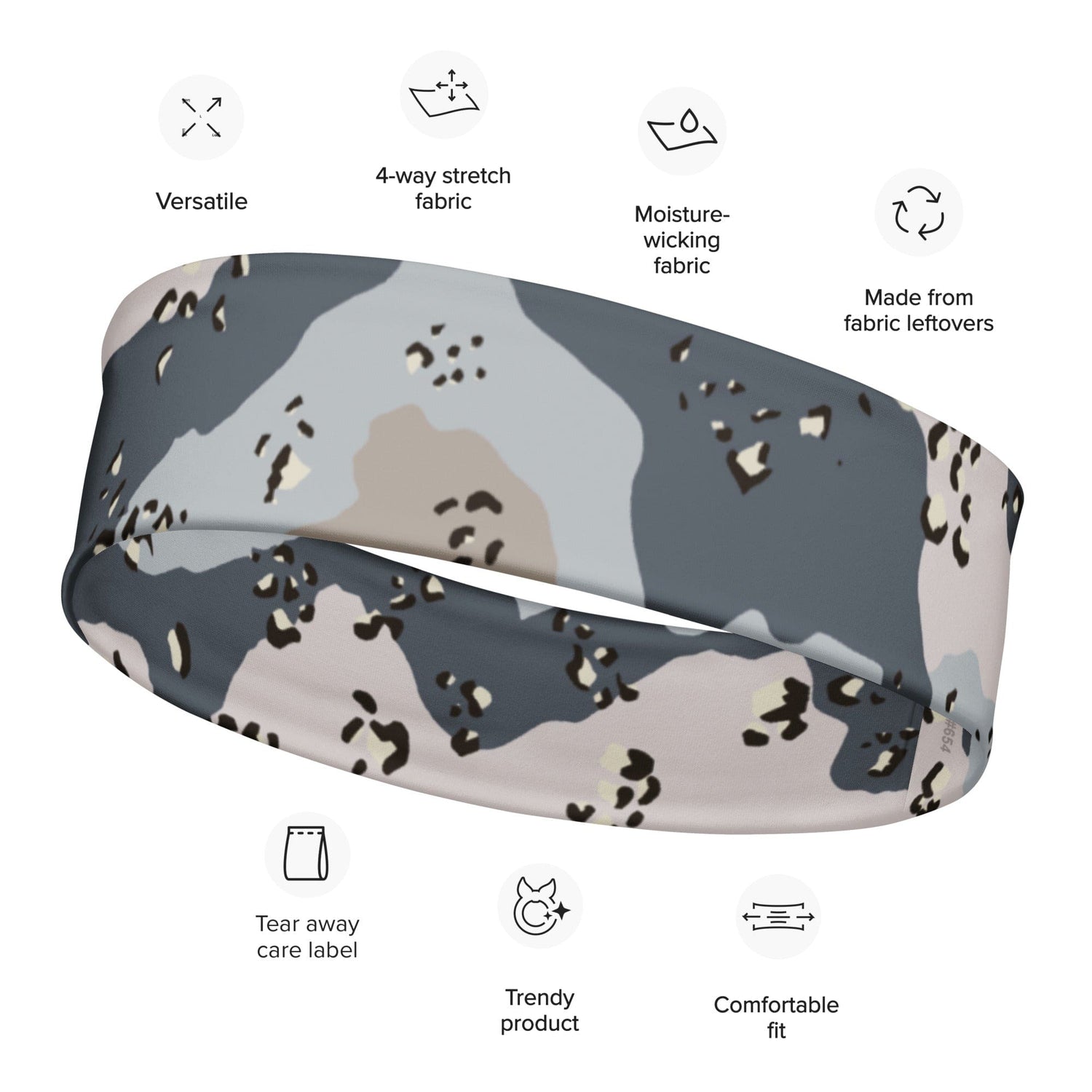 Saudi Arabian Chocolate Chip Desert Border Guard CAMO Headband - M - Headbands