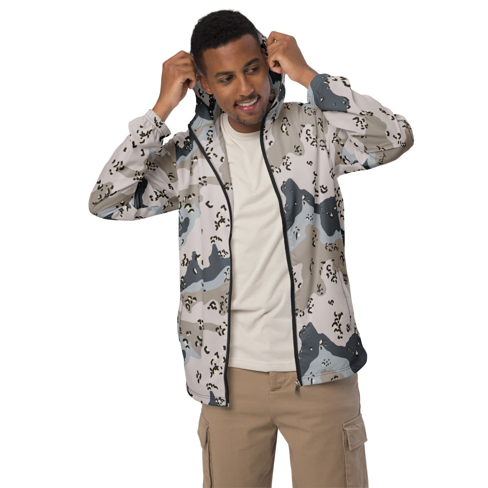 Saudi Arabian Chocolate Chip Desert Border Guard CAMO Men’s windbreaker - Mens Windbreaker