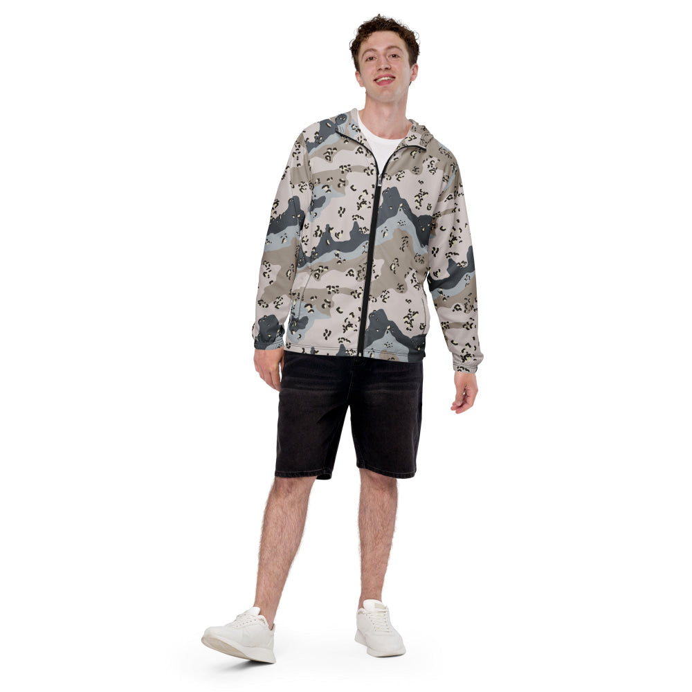 Saudi Arabian Chocolate Chip Desert Border Guard CAMO Men’s windbreaker - Mens Windbreaker