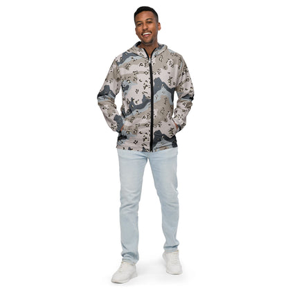 Saudi Arabian Chocolate Chip Desert Border Guard CAMO Men’s windbreaker - Mens Windbreaker