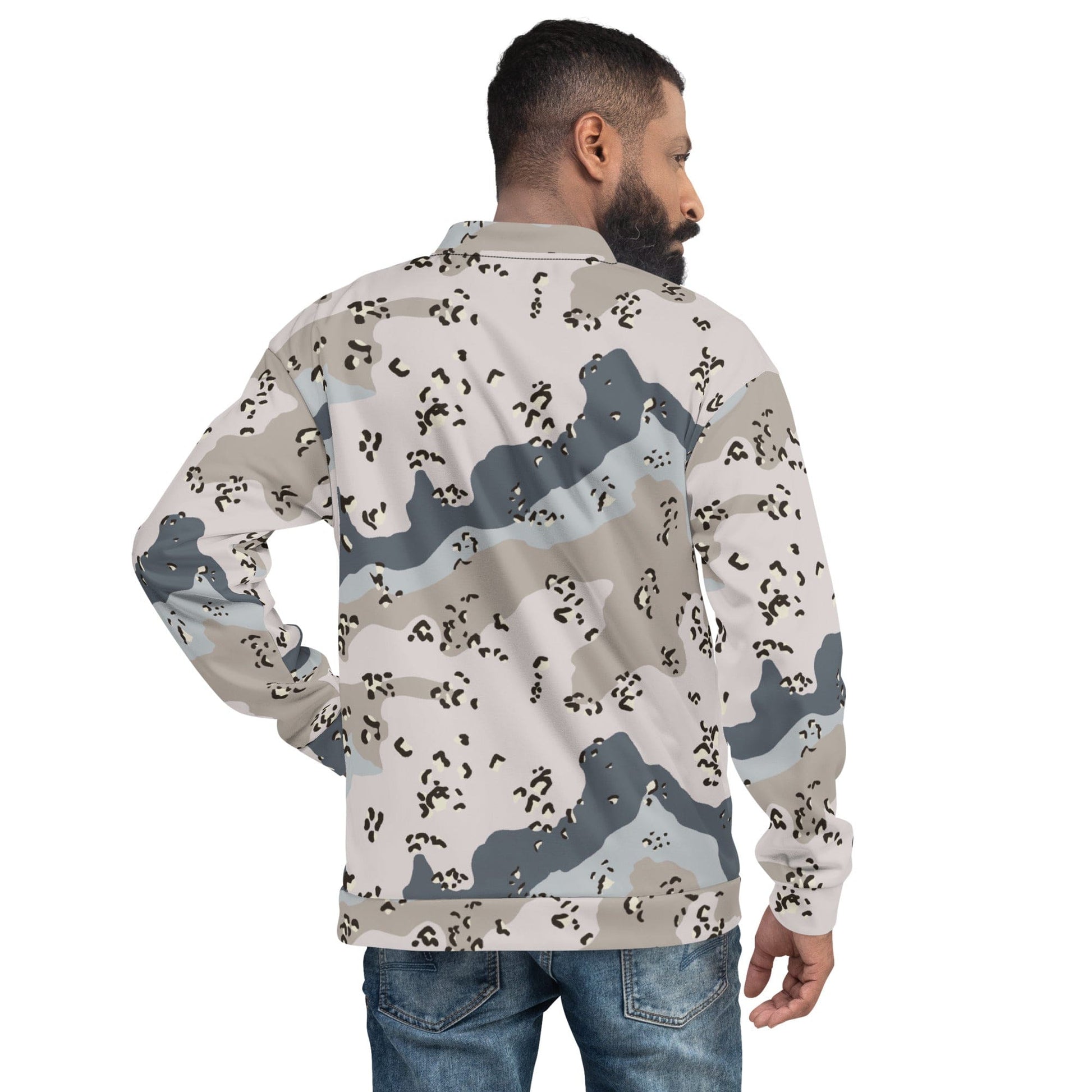 Saudi Arabian Chocolate Chip Desert Border Guard CAMO Unisex Bomber Jacket