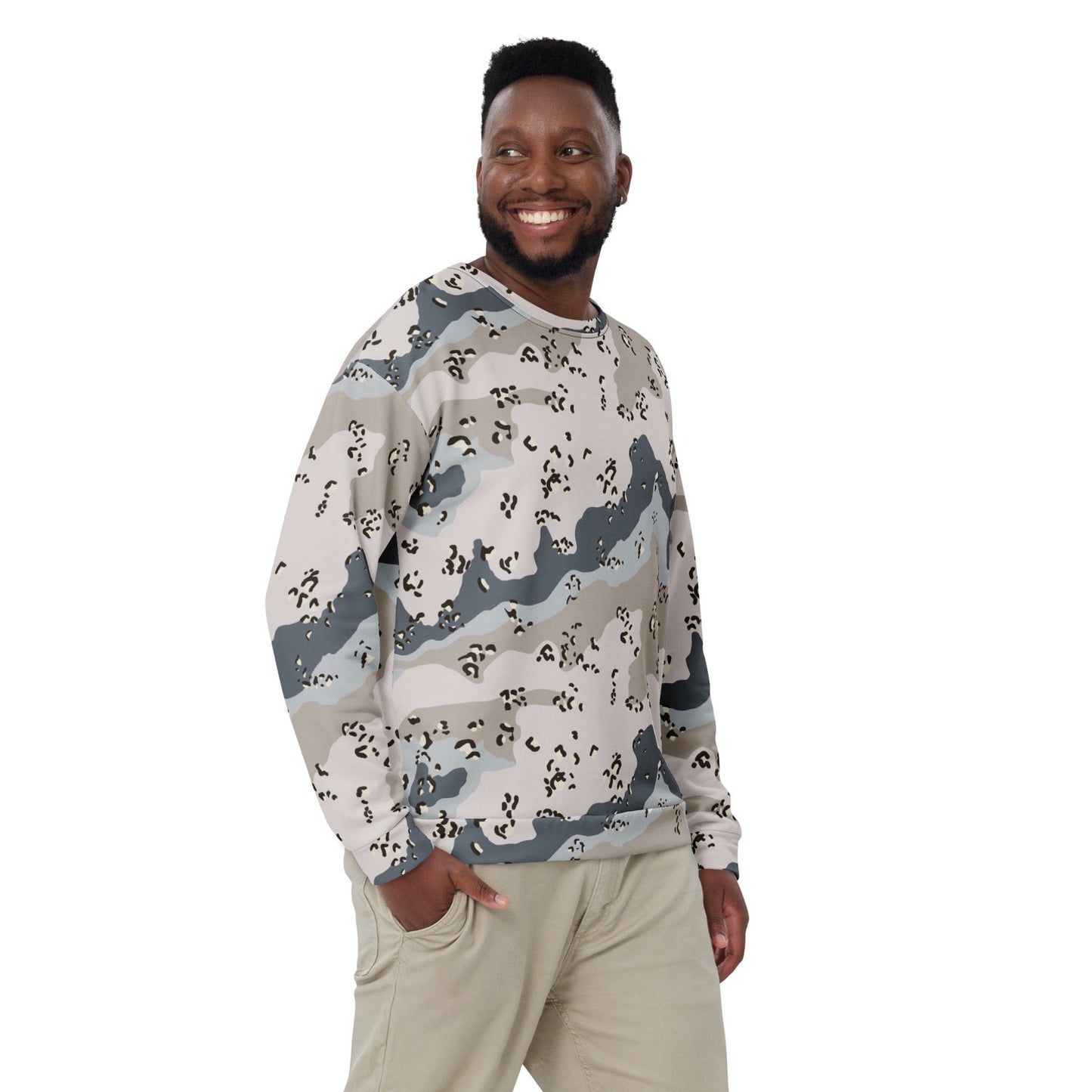 Saudi Arabian Chocolate Chip Desert Border Guard CAMO Unisex Sweatshirt