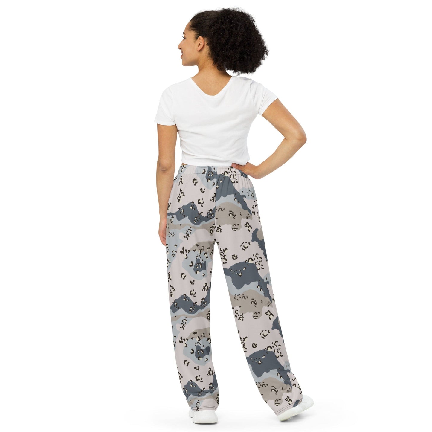 Saudi Arabian Chocolate Chip Desert Border Guard CAMO unisex wide-leg pants - Unisex Wide-Leg Pants