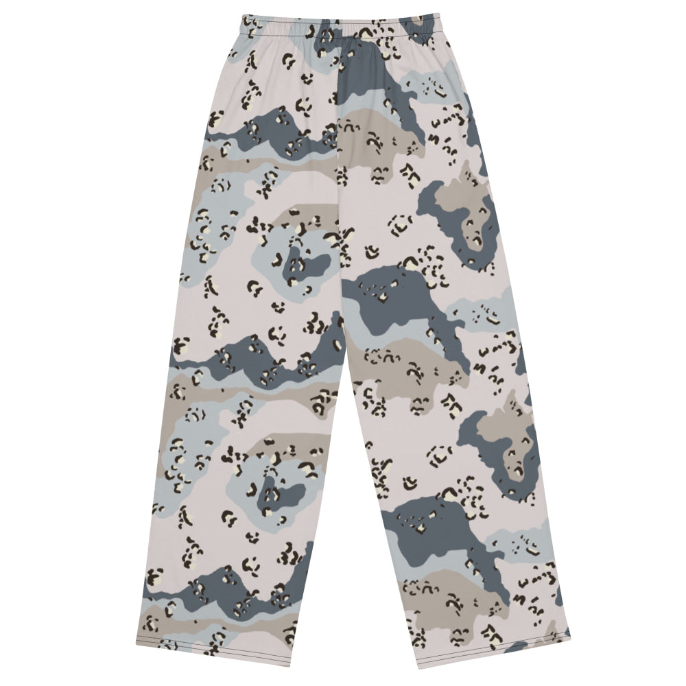 Saudi Arabian Chocolate Chip Desert Border Guard CAMO unisex wide-leg pants - Unisex Wide-Leg Pants