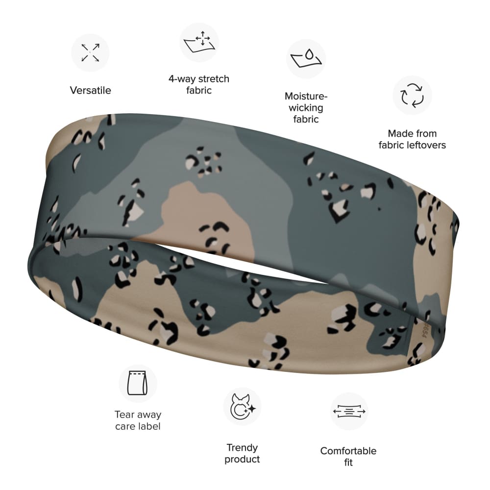 Saudi Arabian Chocolate Chip Desert Marines CAMO Headband - M - Headband
