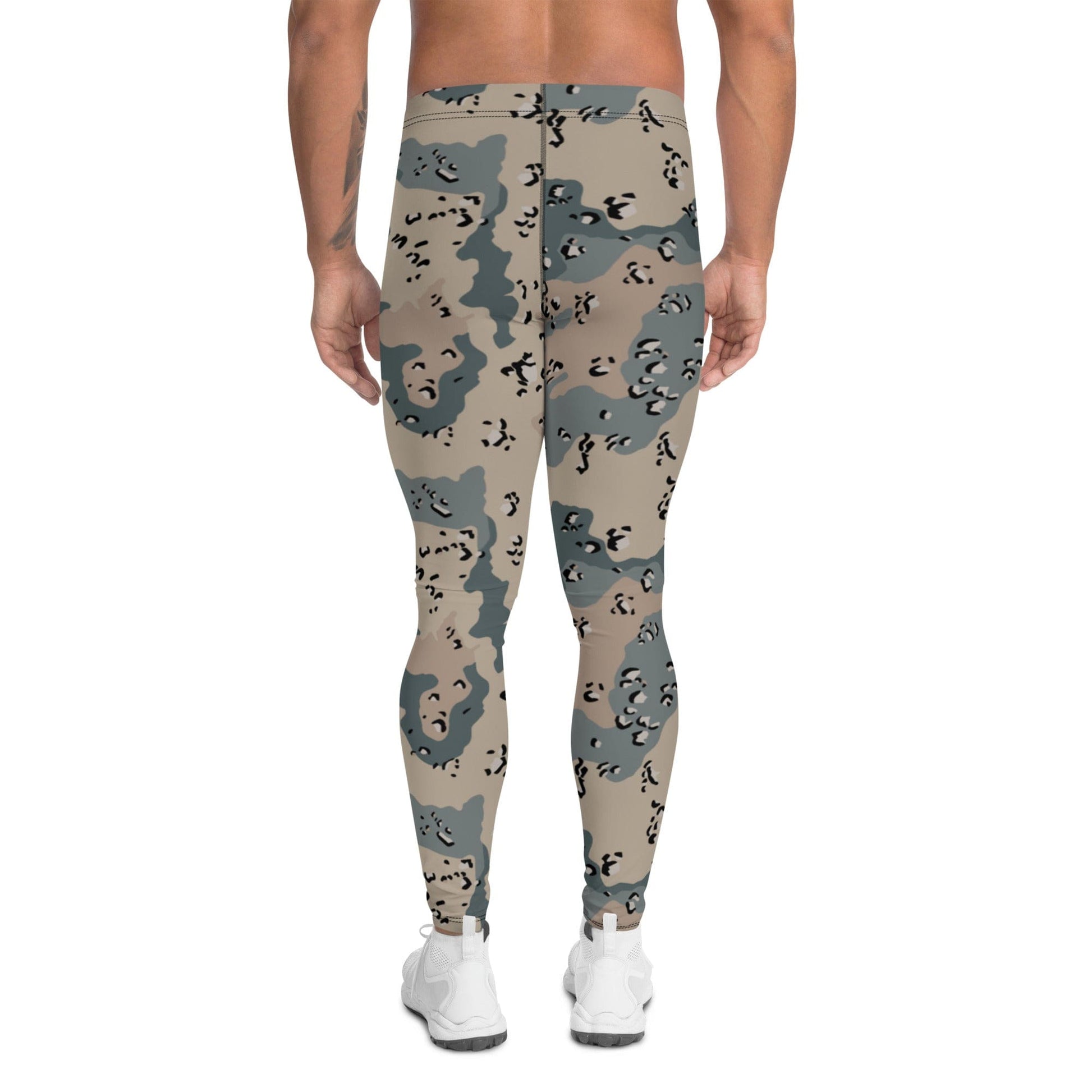 Saudi Arabian Chocolate Chip Desert Marines CAMO Men’s Leggings - Mens