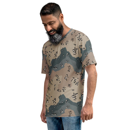 Saudi Arabian Chocolate Chip Desert Marines CAMO Men’s T-shirt - Mens T-Shirt