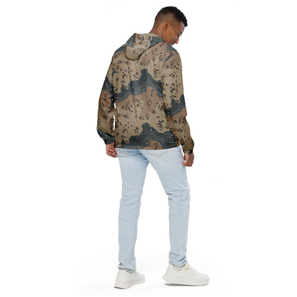 Saudi Arabian Chocolate Chip Desert Marines CAMO Men’s windbreaker - Mens Windbreaker