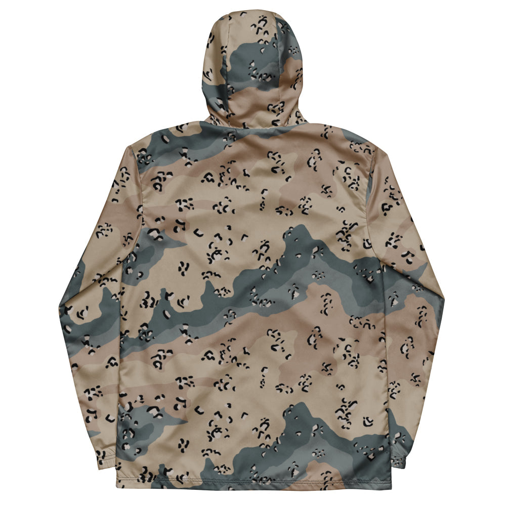 Saudi Arabian Chocolate Chip Desert Marines CAMO Men’s windbreaker - Mens Windbreaker