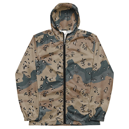 Saudi Arabian Chocolate Chip Desert Marines CAMO Men’s windbreaker - Mens Windbreaker