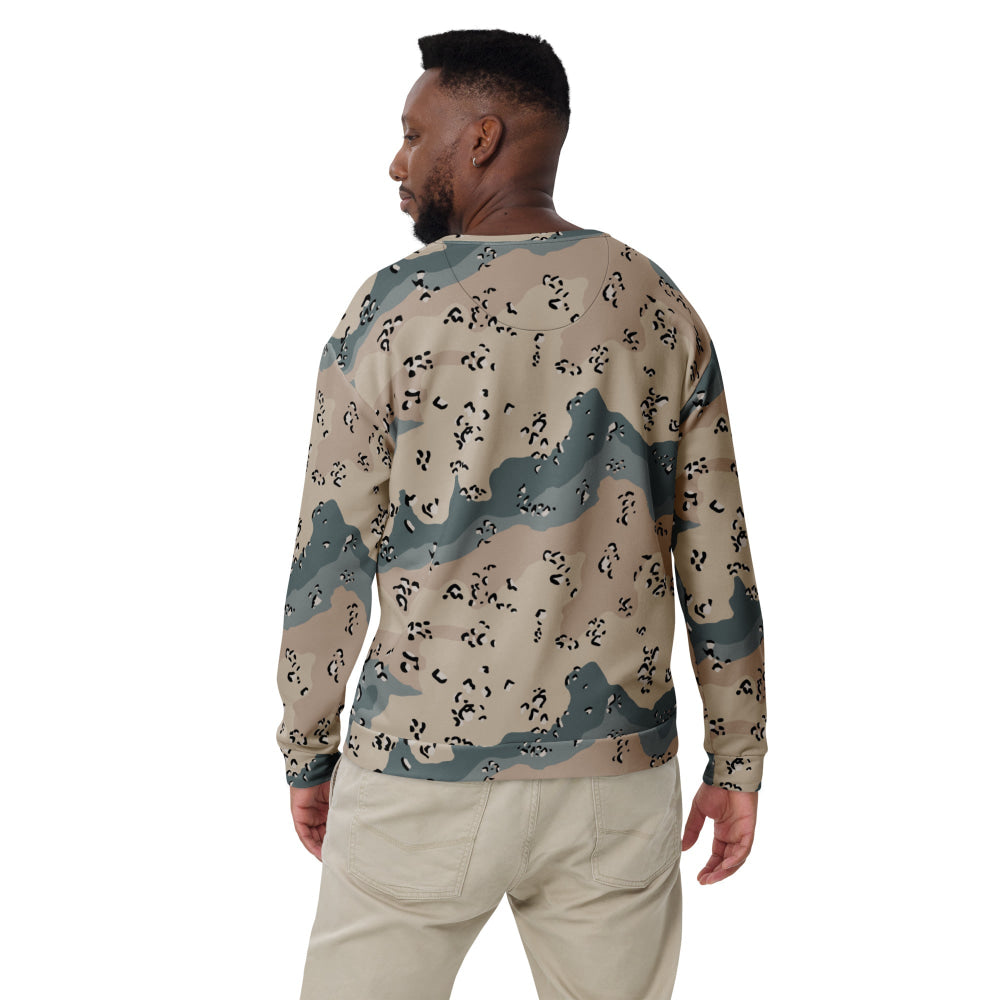 Saudi Arabian Chocolate Chip Desert Marines CAMO Unisex Sweatshirt