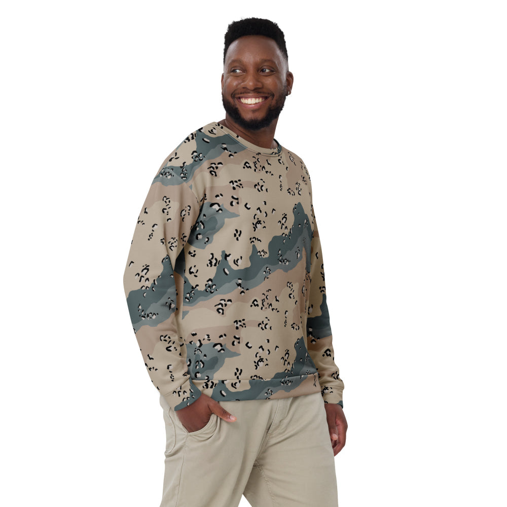 Saudi Arabian Chocolate Chip Desert Marines CAMO Unisex Sweatshirt