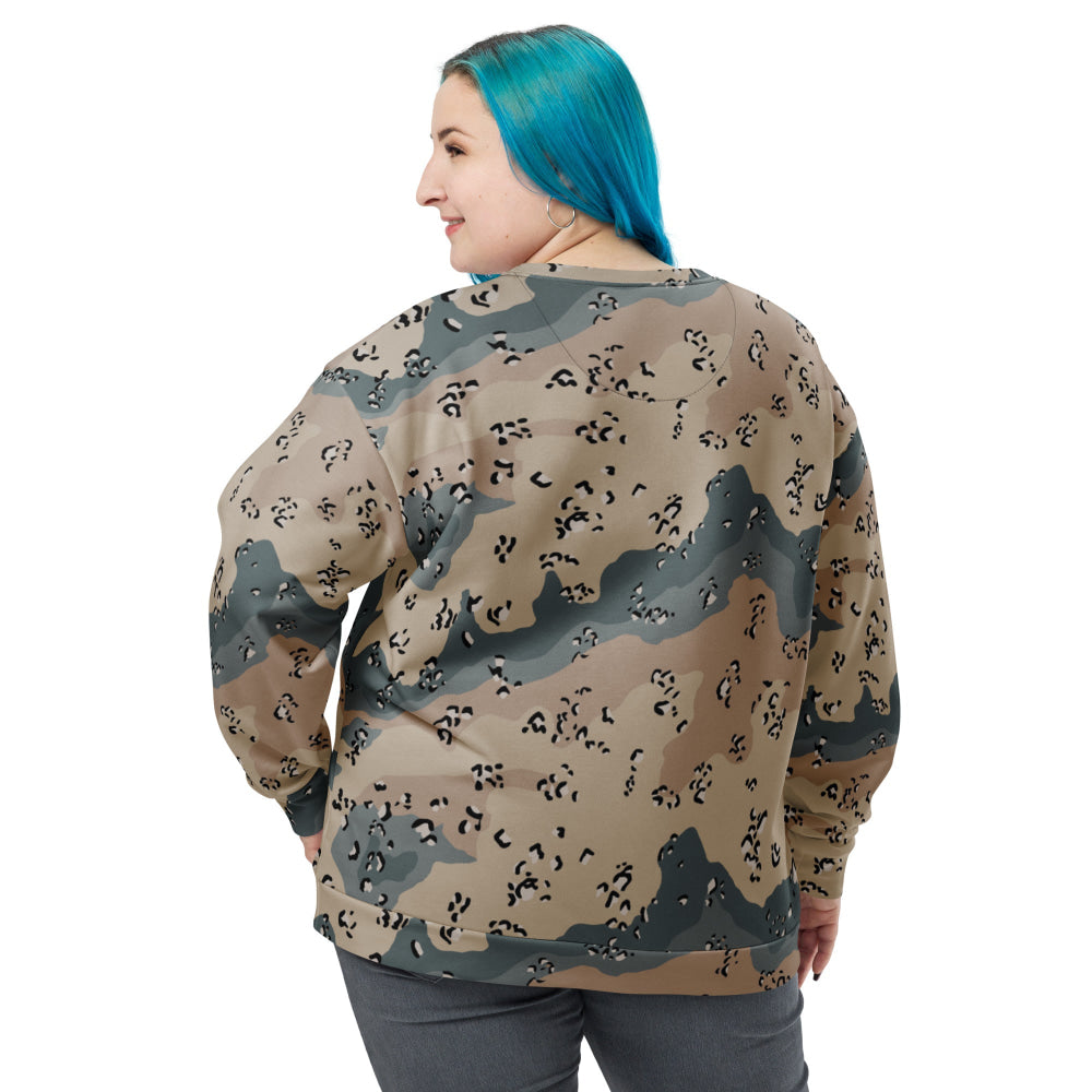 Saudi Arabian Chocolate Chip Desert Marines CAMO Unisex Sweatshirt