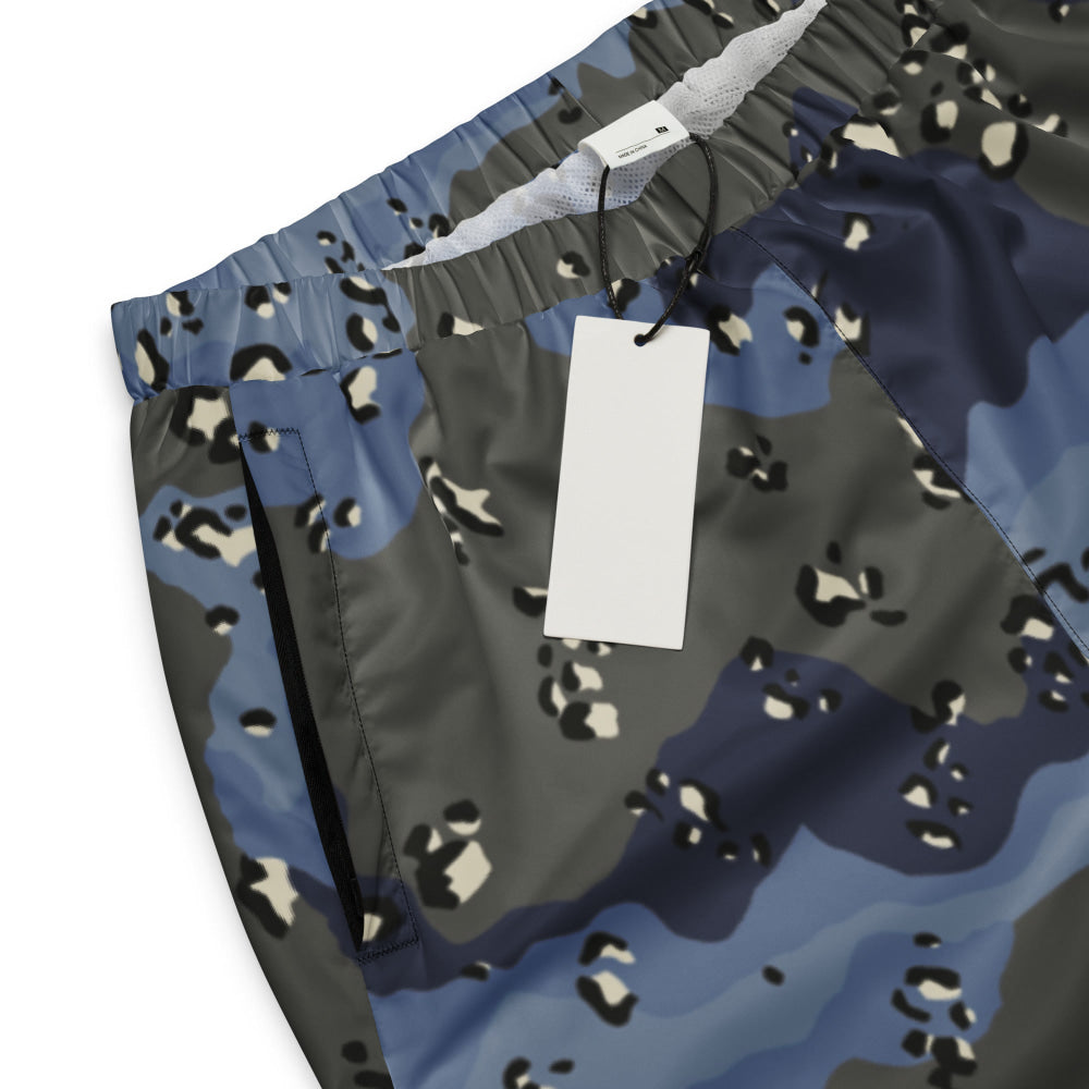 Saudi Arabian Chocolate Chip Security Forces Desert Urban Blue CAMO Unisex track pants - Track Pants