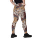 Saudi Arabian Chocolate Chip Special Security Forces Desert CAMO Leggings with pockets - 2XS - Womens