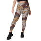 Saudi Arabian Chocolate Chip Special Security Forces Desert CAMO Leggings with pockets - Womens