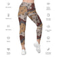 Saudi Arabian Chocolate Chip Special Security Forces Desert CAMO Leggings with pockets - Womens