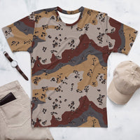 Saudi Arabian Chocolate Chip Special Security Forces Desert CAMO Men’s t - shirt - XS - Mens t - shirt