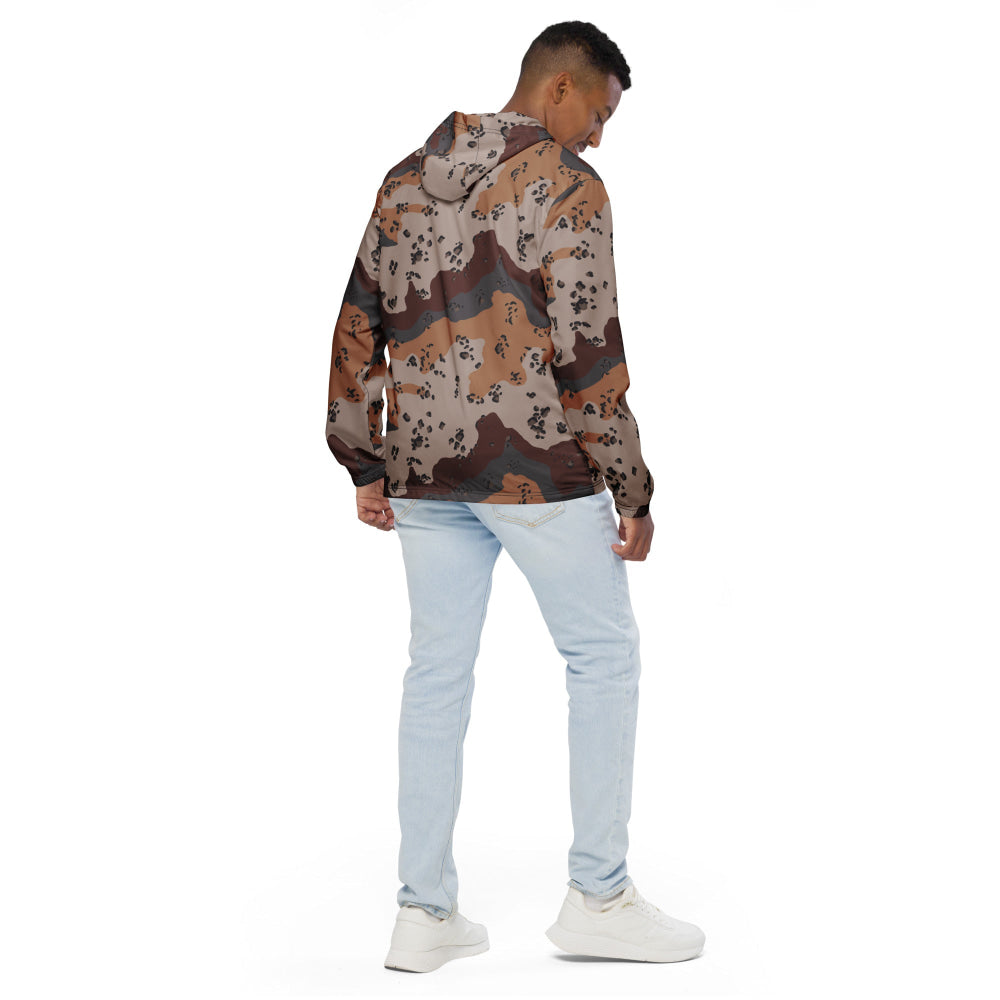 Saudi Arabian Chocolate Chip Special Security Forces Desert CAMO Men’s windbreaker - Mens Windbreaker