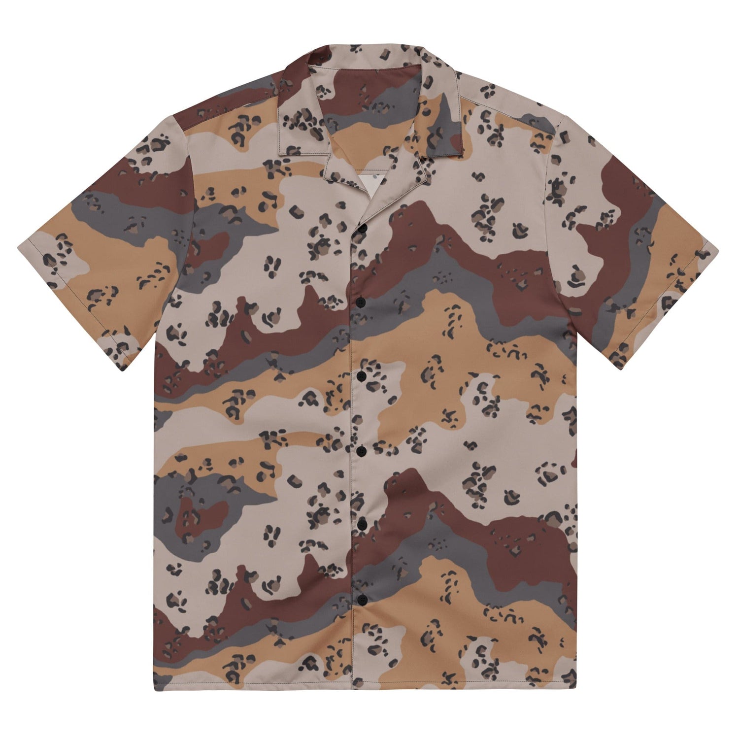 Saudi Chocolate Chip Desert Mountain CAMO Unisex button shirt - 2XS - Button Shirts