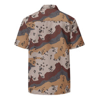 Saudi Arabian Chocolate Chip Special Security Forces Desert CAMO Unisex button shirt - Unisex button shirt