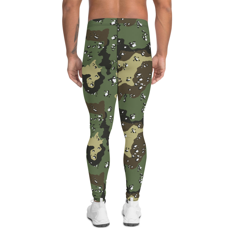 Saudi Arabian Chocolate Chip Special Security Forces Temperate CAMO Men’s Leggings - Mens