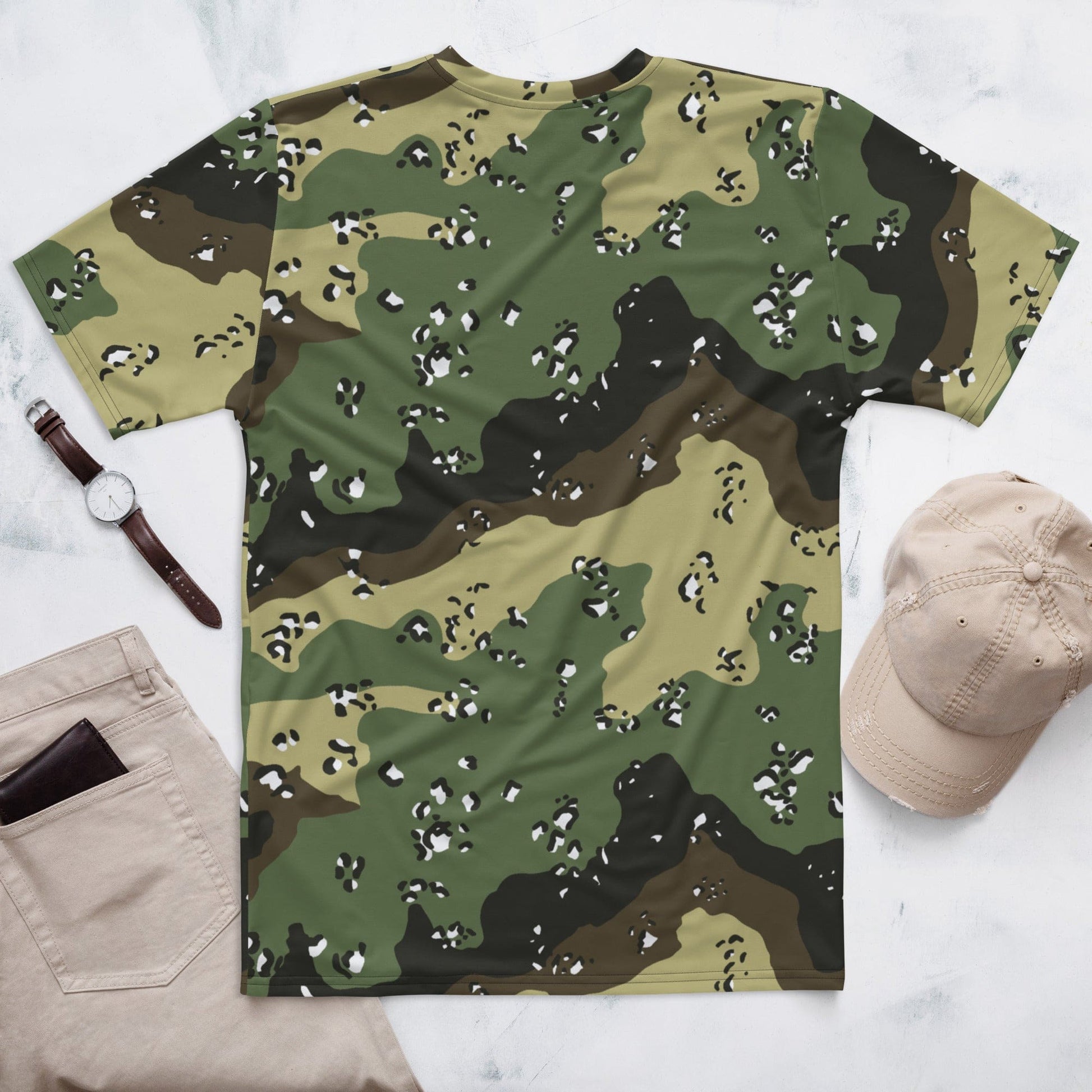 Saudi Arabian Chocolate Chip Special Security Forces Temperate CAMO Men’s t-shirt - Mens T-Shirt