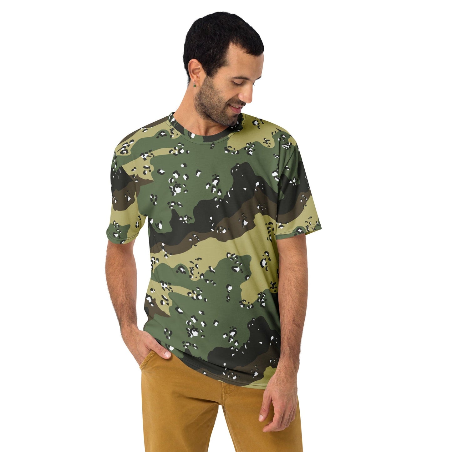 Saudi Arabian Chocolate Chip Special Security Forces Temperate CAMO Men’s t-shirt - Mens T-Shirt