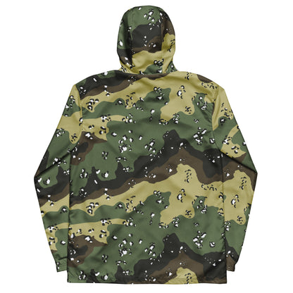 Saudi Arabian Chocolate Chip Special Security Forces Temperate CAMO Men’s windbreaker - Mens Windbreaker