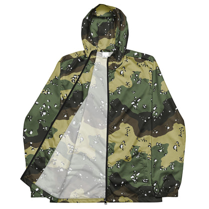 Saudi Arabian Chocolate Chip Special Security Forces Temperate CAMO Men’s windbreaker - Mens Windbreaker