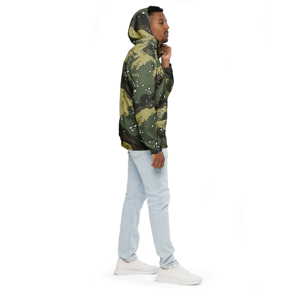 Saudi Arabian Chocolate Chip Special Security Forces Temperate CAMO Men’s windbreaker - Mens Windbreaker