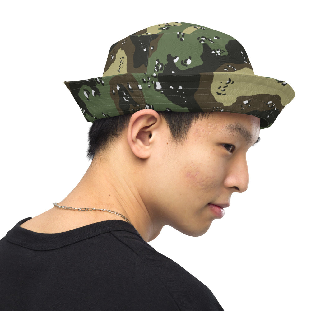 Saudi Arabian Chocolate Chip Special Security Forces Temperate CAMO Reversible bucket hat - Bucket Hat