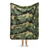 Saudi Arabian Chocolate Chip Special Security Forces Temperate CAMO Sherpa blanket - 50″×60″ - Sherpa blanket