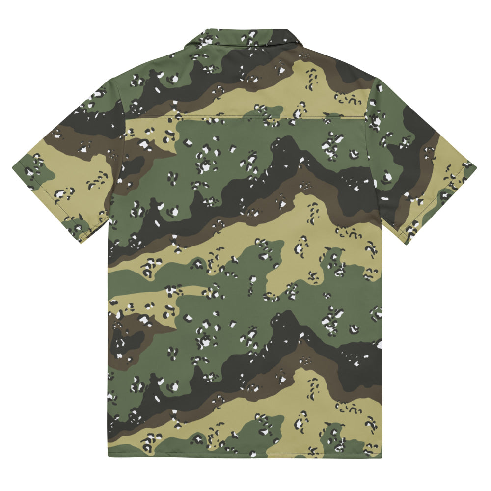 Saudi Arabian Chocolate Chip Special Security Forces Temperate CAMO Unisex button shirt - Button Shirt