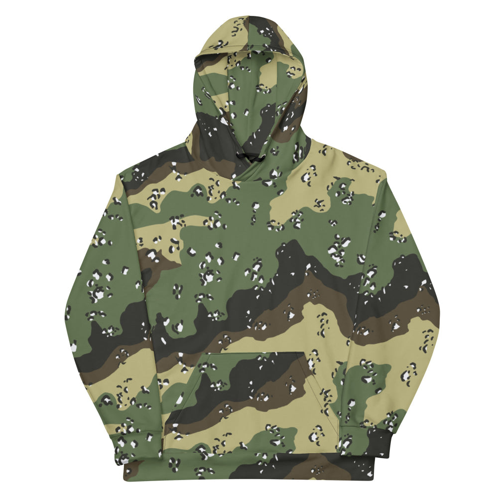 Saudi Arabian Chocolate Chip Special Security Forces Temperate CAMO Unisex Hoodie